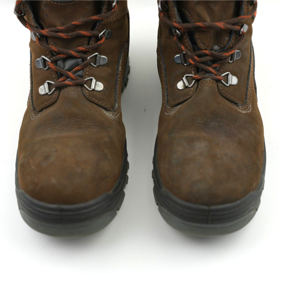 Hytest Work Boots Mens 8.5 W Knox K13751 Lace Up Steel Toe Waterproof Brown - Picture 5 of 11